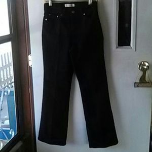 Levi's black slimming boot cut jeans.